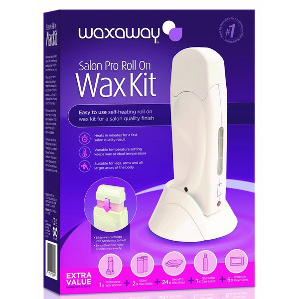 Waxaway Salon Pro Roll On Wax Kit