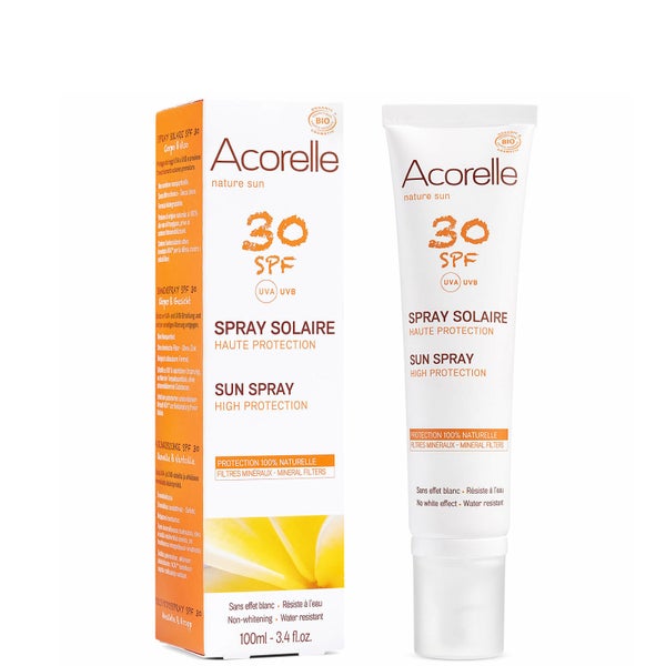 Acorelle Organic SPF30 Sun Spray spray z filtrem przeciwsłonecznym SPF 30 100 ml