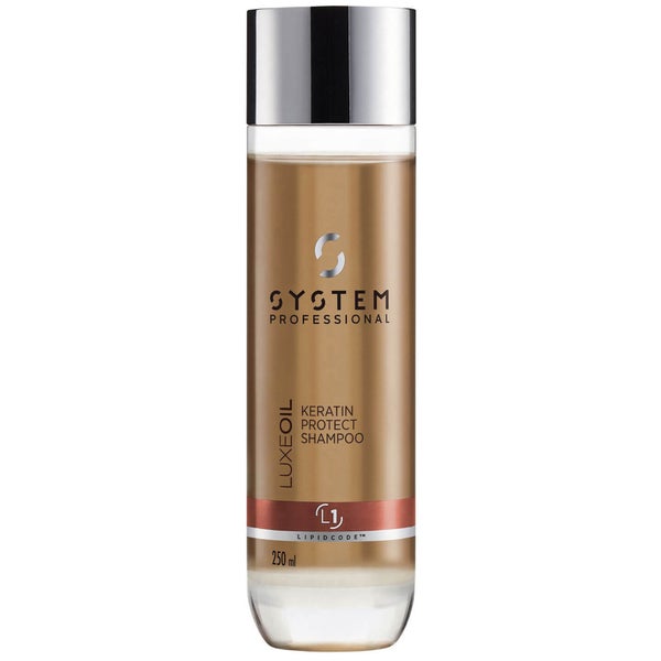 Защитный шампунь с кератином System Professional LuxeOil Keratin Protect Shampoo 250 мл