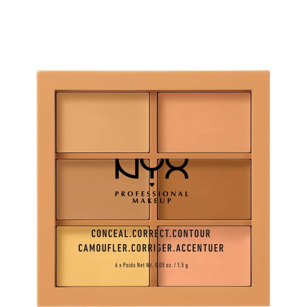 NYX Professional Makeup Paleta de Correctores y Contouring Conceal - Medium