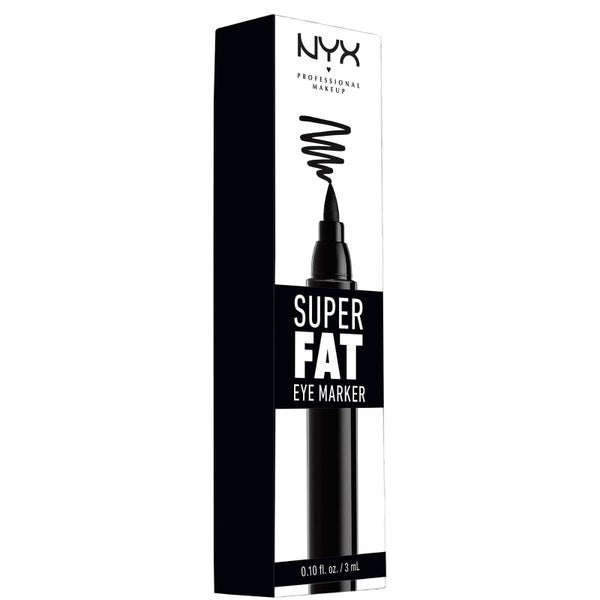 NYX Professional Makeup Super Fat Eye Marker - Carbon Black (ニックス プロフェッショナル メイクアップ スーパー ファット アイ マーカー - カーボン ブラック)