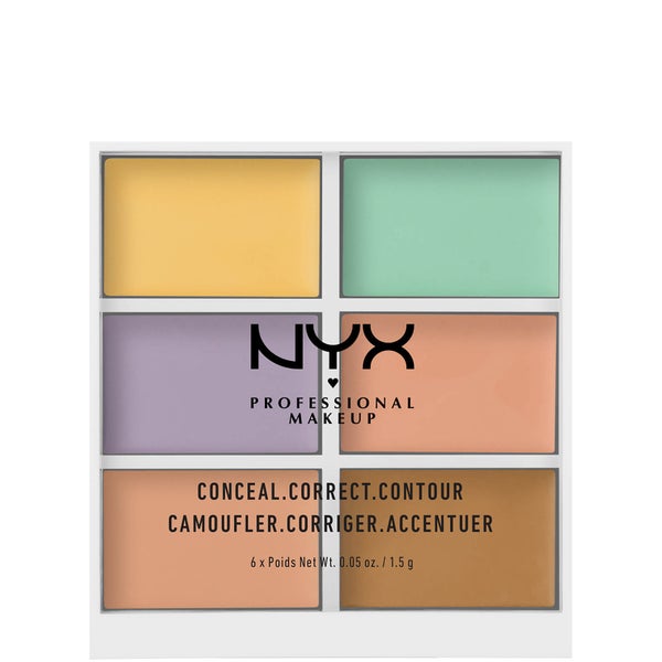 NYX Professional Makeup 3C Palette - Color Correcting Concealer (ニックス プロフェッショナル メイクアップ 3C パレット - カラー コレクティング コンシーラー)