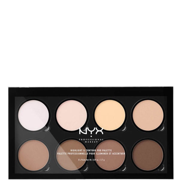 NYX Professional Makeup Highlight & Contour Pro Palette (ニックス プロフェッショナル メイクアップ ハイライト & コントアー プロ パレット)