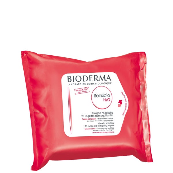 Bioderma Sensibio Cleansing Micellar Water Wipes Sensitive Skin (25 Pack)