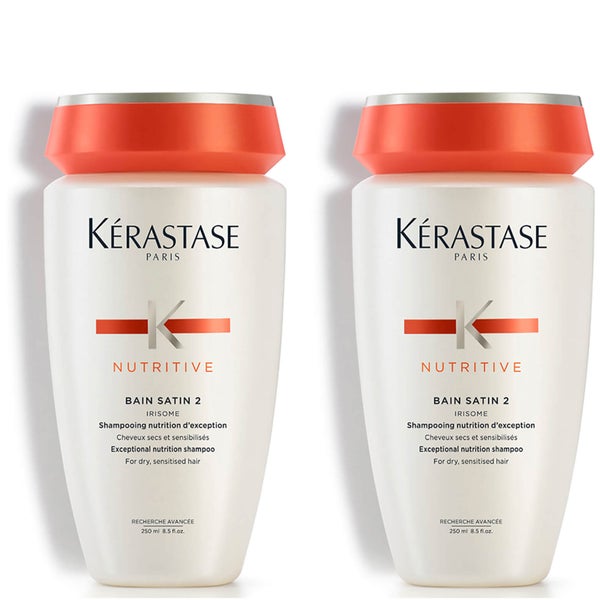 Shampoo Nutritive Bain Satin da Kérastase 2 250 ml Duo