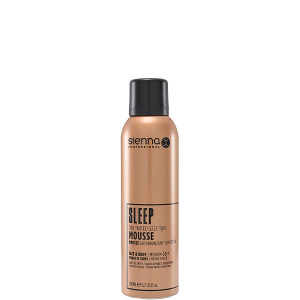 Sienna X Sleep Q10 Tinted Self Tan Mousse 200ml