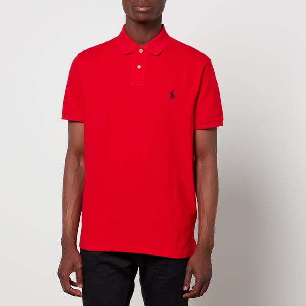 Polo Ralph Lauren Men's Custom Slim Fit Mesh Polo Shirt - Red