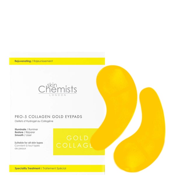 skinChemists London Pro-5 Collagen Gold Eye Pads(5 x 2 pads)