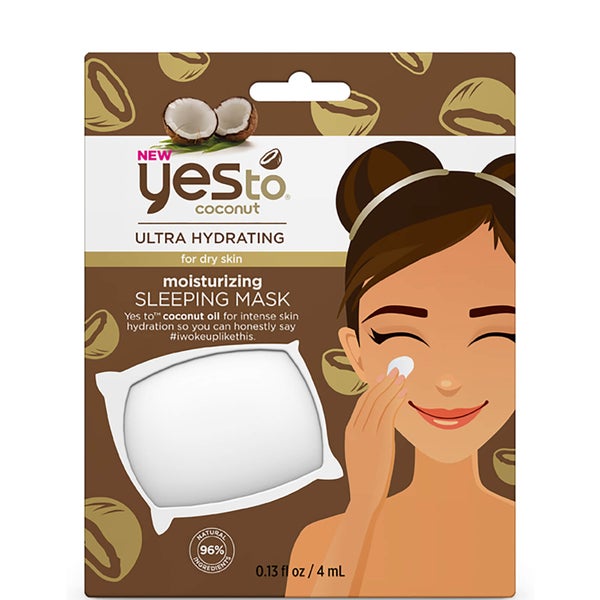 yes to Coconuts Moisturizing Sleeping Mask -yönaamio 4ml
