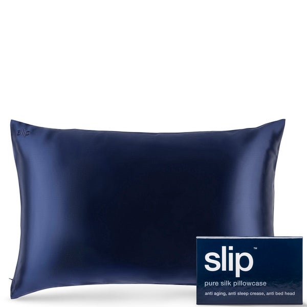 Slip Silk Pillowcase - Queen - Navy