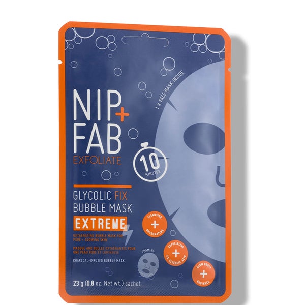 NIP+FAB Glycolic Fix Extreme Bubble Mask maska oczyszczająca z kwasem glikolowym 23 g