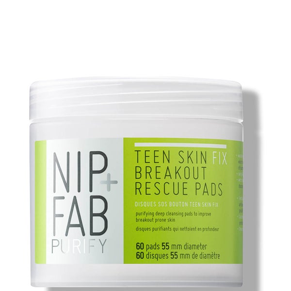 NIP+FAB Teen Skin Fix Breakout Rescue Pads płatki przeciw wypryskom 80 ml
