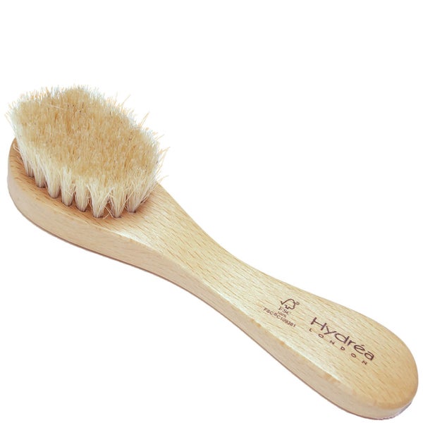 Шетка для очищения лица с натуральными шетинками Hydrea London Facial Brush with Pure Bristle