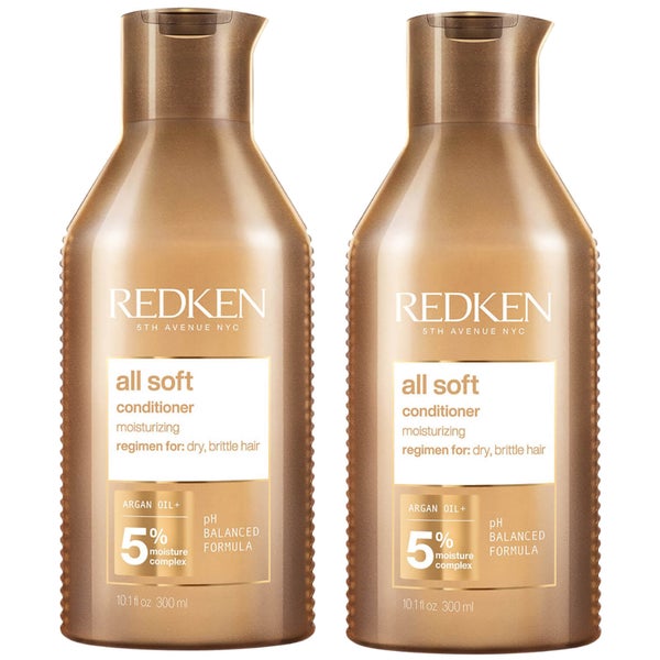 Redken All Soft Conditioner Duo odżywka do włosów - zestaw 2 sztuk (2 x 250 ml)