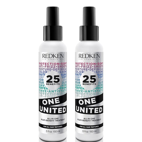 Redken One United Multi-Benefit Treatment Duo kuracja do włosów - zestaw 2 sztuk (2 x 150 ml)