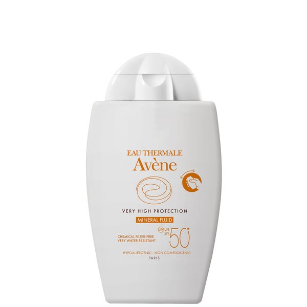 Солнцезащитный крем для чувствительной кожи Avène Very High Protection Mineral Fluid SPF50+ Sun Cream for Intolerant Skin, 40 мл