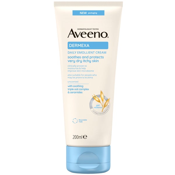 Aveeno Dermexa Daily Emollient Cream krem nawilżający do codziennego zastosowania 200 ml