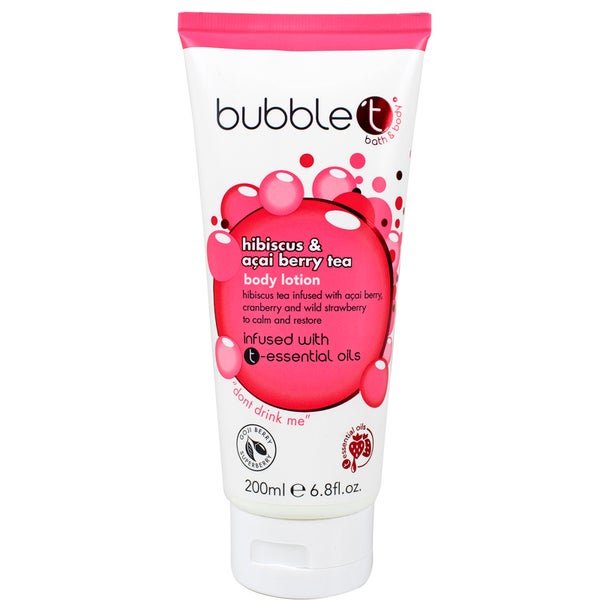 Bubble T Hibiscus and Acai Berry Tea Body Lotion (200ml)