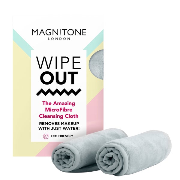 MAGNITONE London WipeOut! The Amazing MicroFibre Cleansing Cloth Grey (x2)