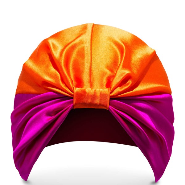 SILKE Hair Wrap The Poppy opaska – różowo-pomarańczowa