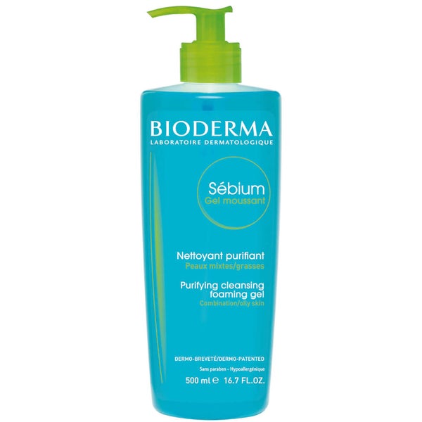 Gel Moussant purifiant peaux grasses à imperfections Bioderma Sébium 500 ml
