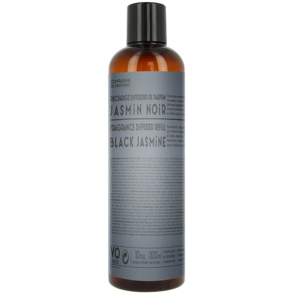 Compagnie de Provence Black Jasmine Fragrance Diffuser Refill -huonetuoksun täyttöpakkaus 300ml