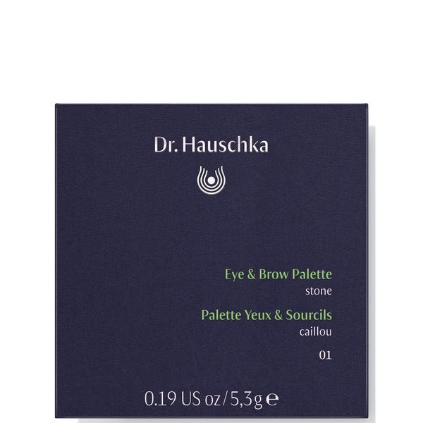 Dr. Hauschka Eye and Brow Palette -luomi- ja kulmaväripaletti, 01 Stone