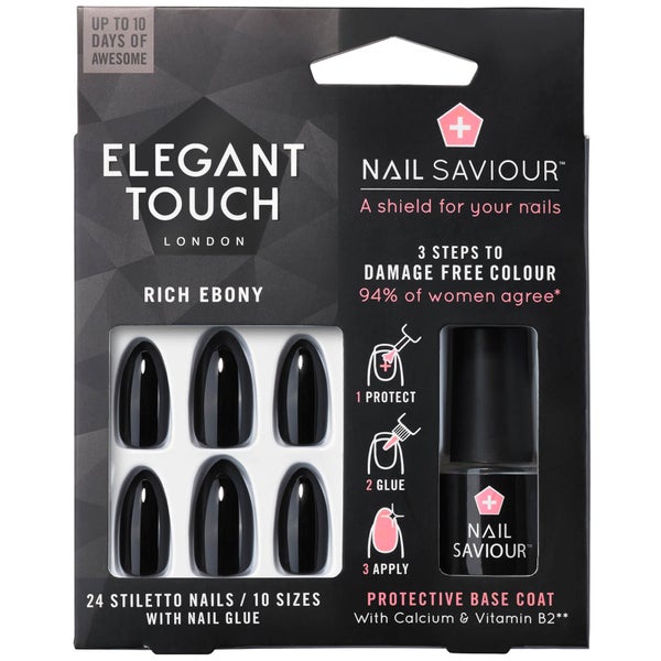 Nail Saviour Elegant Touch – Rich Ebony