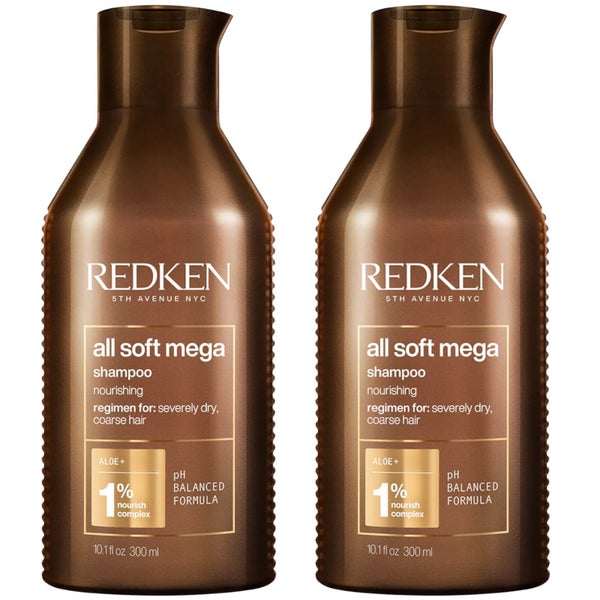 Redken All Soft Mega Shampoo Duo szampon do włosów 2 szt. 300 ml