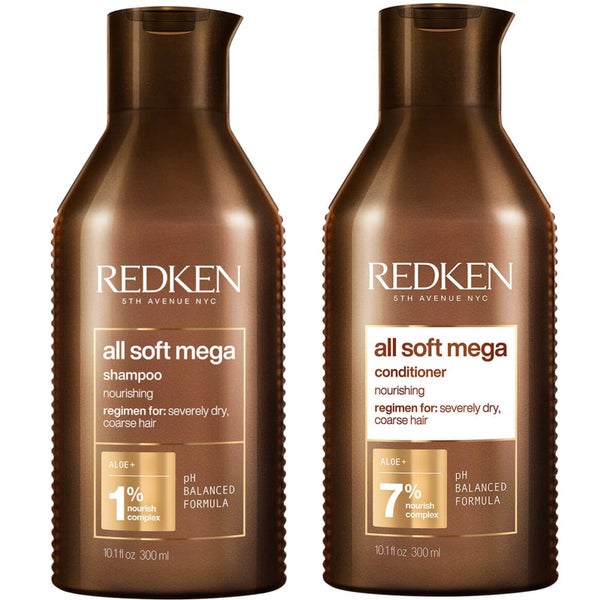 Redken All Soft Mega Shampoo and Conditioner Duo -shampoo ja hoitoaine