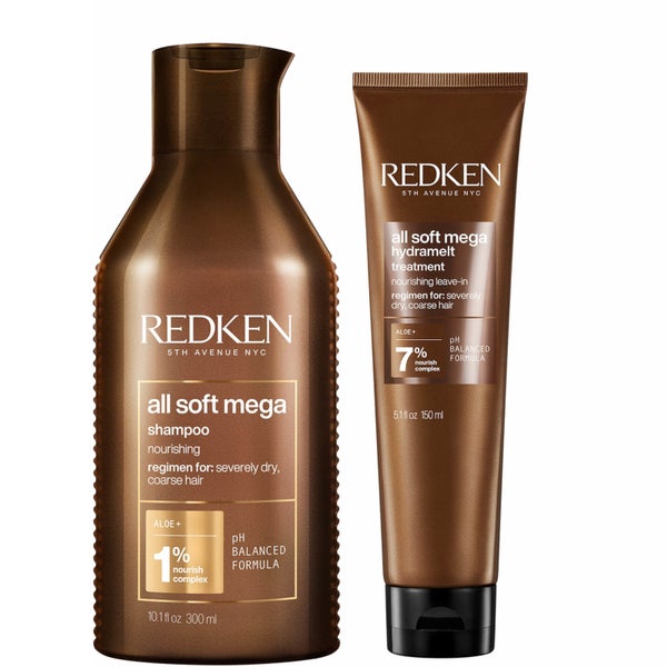 Redken All Soft Mega Shampoo and Hydra-Melt Cream Duo -setti