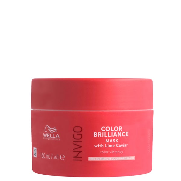 Maschera Colori Vivaci Brilliance per Capelli Fini Wella Professionals Invigo 150 ml
