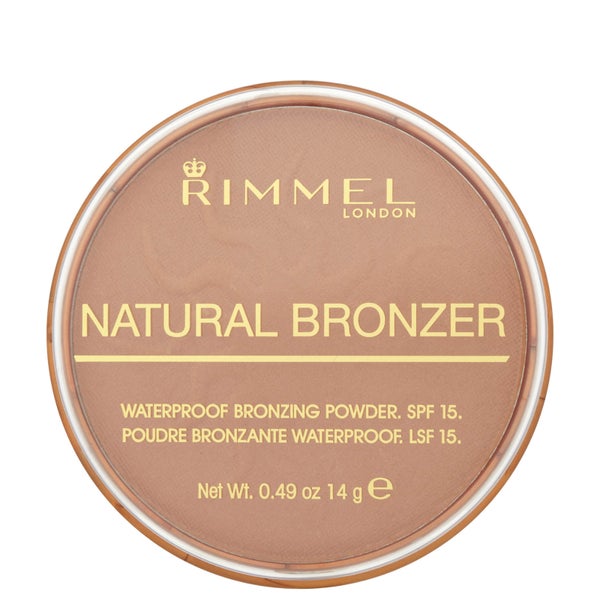Poudre bronzante Natural Bronzer Rimmel (disponible en plusieurs teintes)