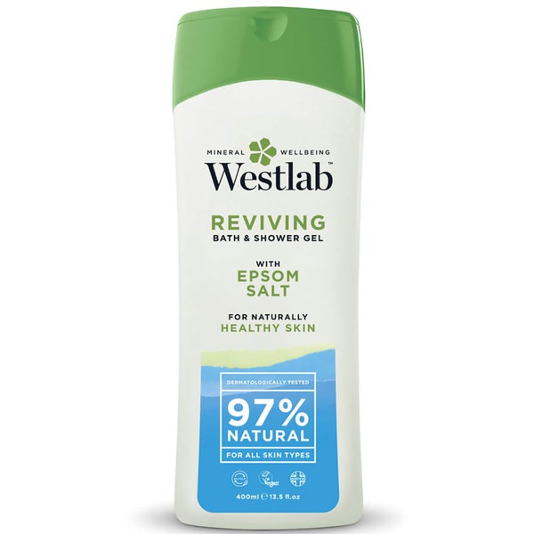 Jabón de ducha revitalizante con sales minerales Pure Epsom de Westlab 400 ml
