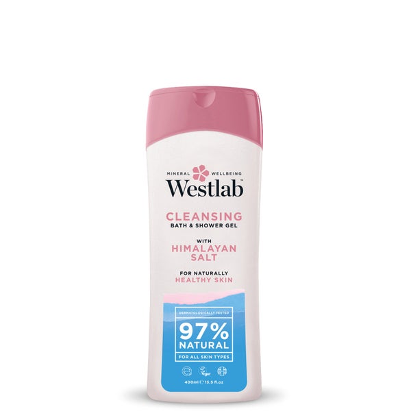 Westlab Cleansing Shower Wash with Pure Himalayan Salt Minerals(웨스트랩 클렌징 샤워 워시 위드 퓨어 히말라얀 솔트 미네랄 400ml)