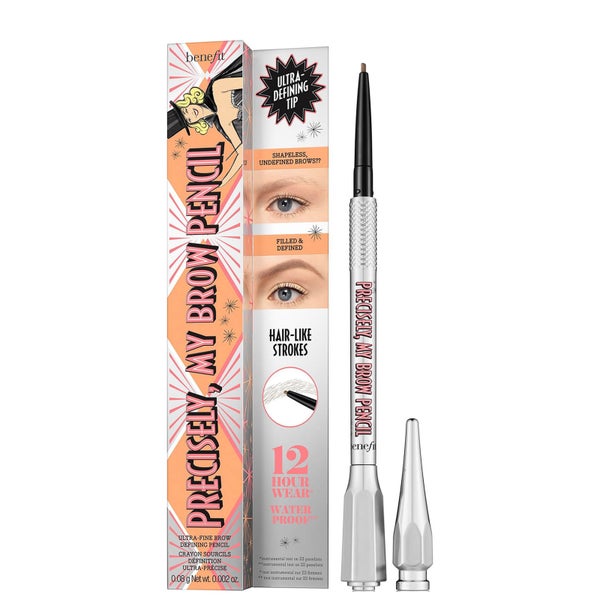 benefit Precisely My Brow Pencil Ultra Fine Shape & Define Shade 4.5 Neutral Deep Brown