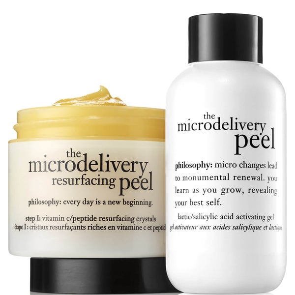 philosophy Microdelivery In-Home Vitamin C Peptide Peel dwuetapowy peeling do twarzy z witaminą C 120 ml