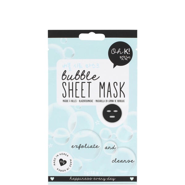 Oh K! Sheet Mask - Bubble(Oh K! 시트 마스크 - 버블 22ml)