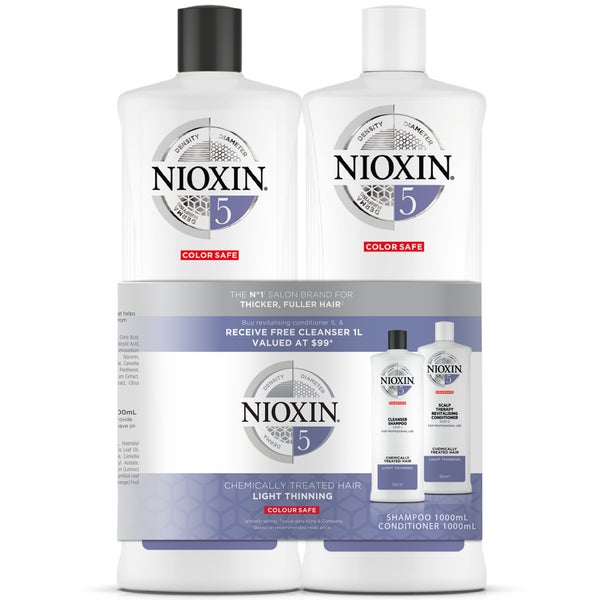 NIOXIN SYSTEM #5 1 L Shampoo and Conditioner Duo Pack