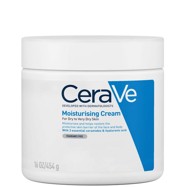 CeraVe Crema Idratante con Ceramidi per Pelli da Secche a Molto Secche 454 g