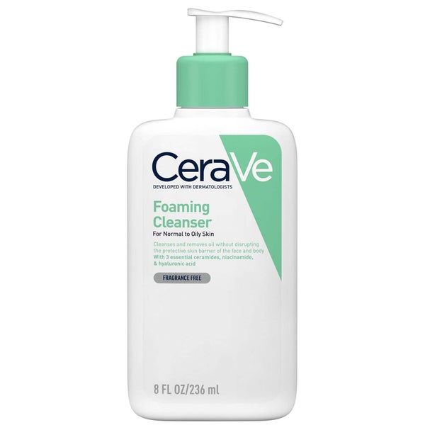 Limpiador facial en espuma de CeraVe 236 ml