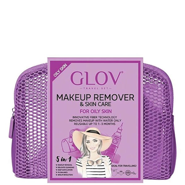 Дорожный набор для очищения жирной кожи GLOV Travel Set Oily Skin