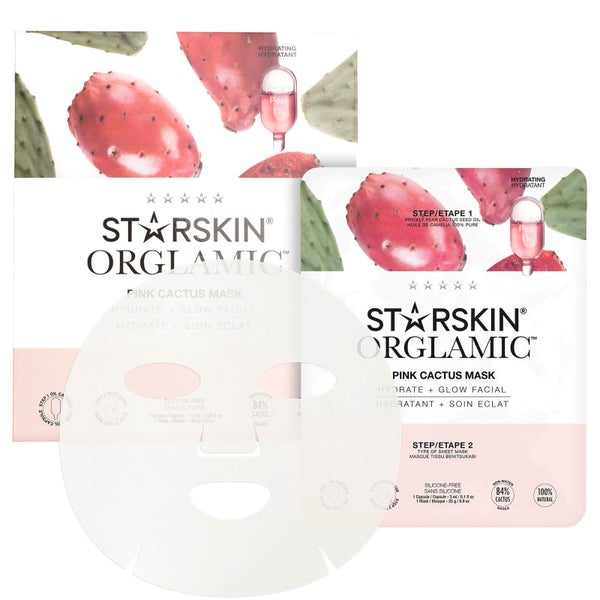 STARSKIN Orglamic Pink Cactus Oil Mask -kasvonaamio