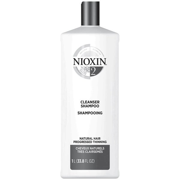 Shampoo Detergente 3-Part System 2 for Natural Hair with Progressed Thinning NIOXIN 1000ml