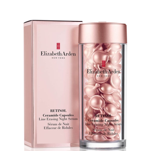 Elizabeth Arden Retinol Ceramide Capsules Line Erasing Night Serum - 60 ชิ้น (สูตรใหม่)