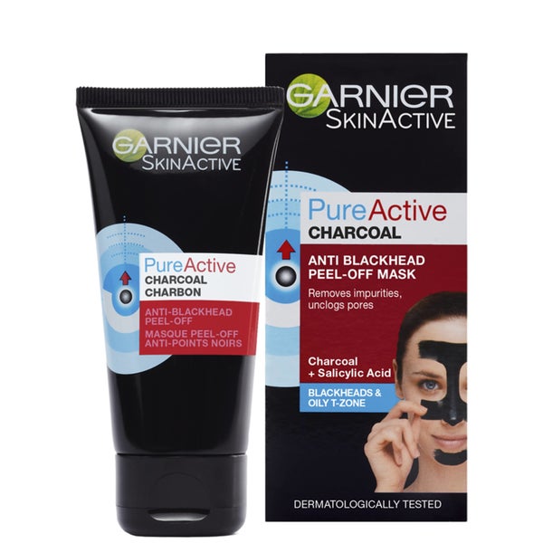 Garnier Pure Active Anti Blackhead Charcoal Peel Off Face Mask -kuorintanaamio