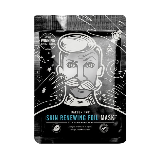 BARBER PRO Skin Renewing Foil Mask -folionaamio 30g