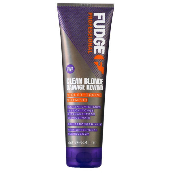 Fudge Clean Blonde Damage Rewind Shampoo(퍼지 클린 블론드 데미지 리와인드 샴푸 250ml)