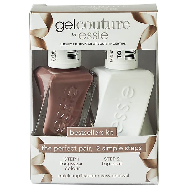 essie Nail Polish Gel Couture Summer Nudes Duo Kit