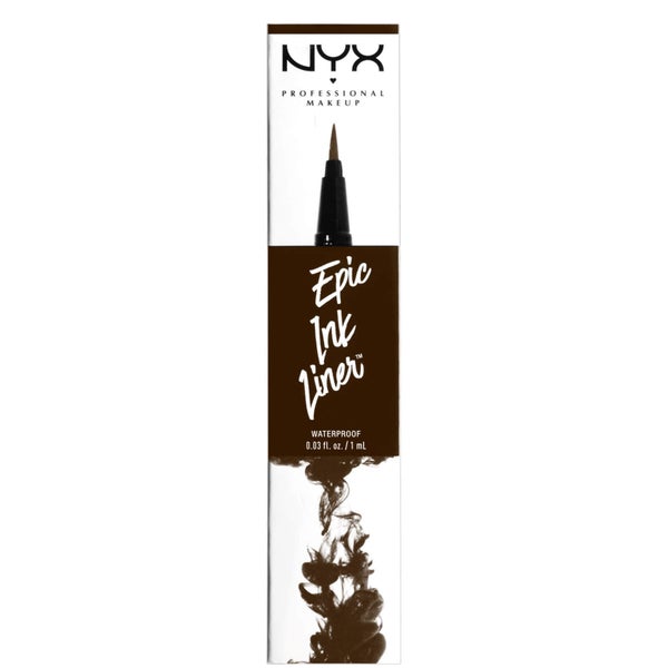 NYX Professional Makeup Epic Ink Eyeliner - Brown(NYX 프로페셔널 메이크업 에픽 잉크 아이라이너 - 브라운)